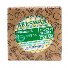 Натуральный кокосовый крем Bees Wax 25 гр
