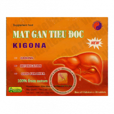 Препарат для лечения и восстановления печени KIGONA MAT GAN TIEU DOC 