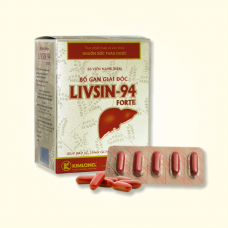 Препарат для восстановления и защиты печени livsin-94 forte 60 капсул Вьетнам