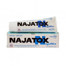 Мазь на основе сухого яда очковой кобры NAJATOX 40 гр